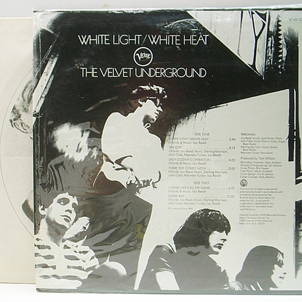 VELVET UNDERGROUND / White Light / White Heat (LP) / Verve