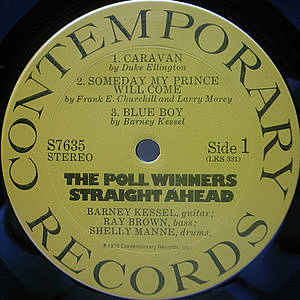 BARNEY KESSEL / SHELLY MANNE / RAY BROWN / The Poll Winners