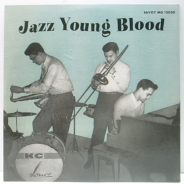 レコードメイン画像：美品 手書きRVG MONO 赤ラベル 深溝 USオリジナル『Jazz Young Blood』CHUZ ALFRED, OLA HANSON, CHUCK LEE w./VINNIE BURKE, KENNY CLARKE