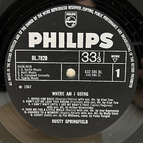 Dusty Springfield – Where Am I Going | Releases | Discogs