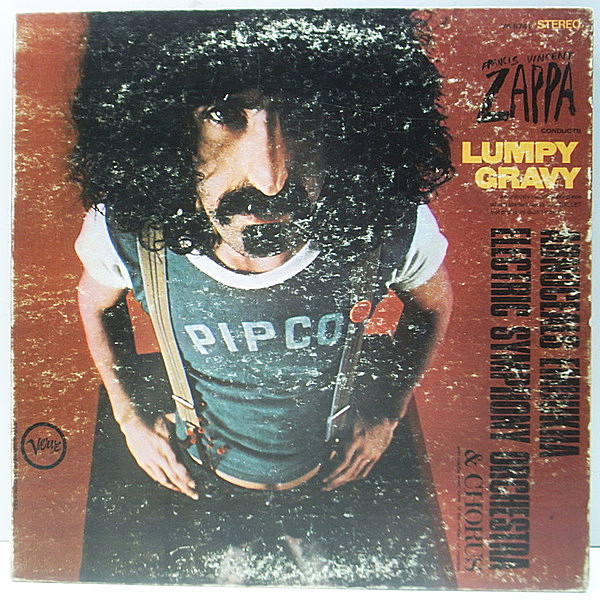 レコードメイン画像：良好盤!! 1マト T字 深溝 USオリジナル FRANK ZAPPA Lumpy Gravy ('68 Verve V6-8741) フランク・ザッパ Lp ソロ名義での初作