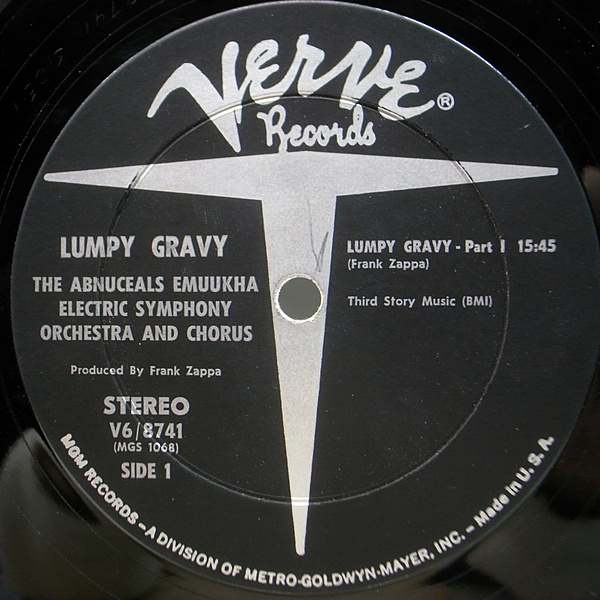 FRANK ZAPPA / Lumpy Gravy (LP) / Verve | WAXPEND RECORDS