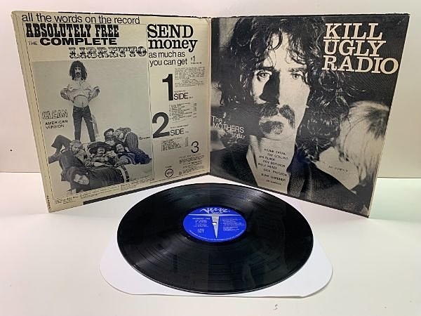 ポスターフレーム 【希少UKmono】Frank Zappa Absolutery Free LP