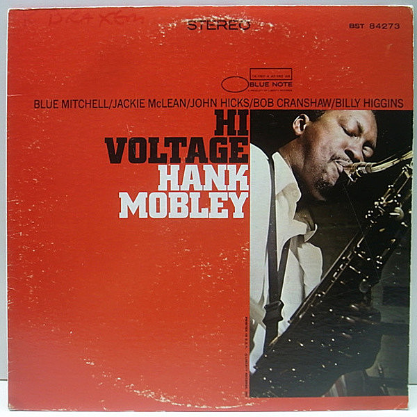 レコードメイン画像：良品!! VANGELDER刻印 オリジナル HANK MOBLEY Hi Voltage ('67 Blue Note) 絶品のモーダルを聴かす後期の隠れ名盤！