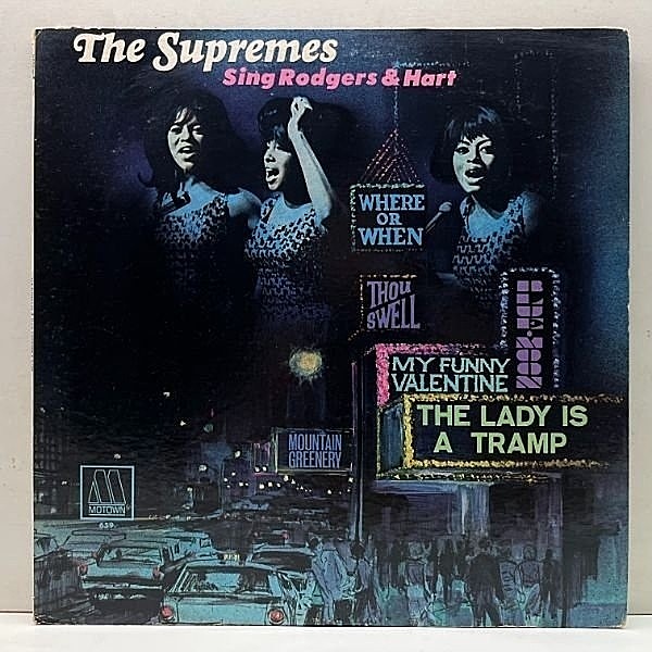 レコードメイン画像：良好盤!! MONO USオリジナル 深溝 THE SUPREMES Sing Rodgers & Hart ('67 Motown) ロジャース＆ハートの佳曲を歌い上げたスタンダード集！