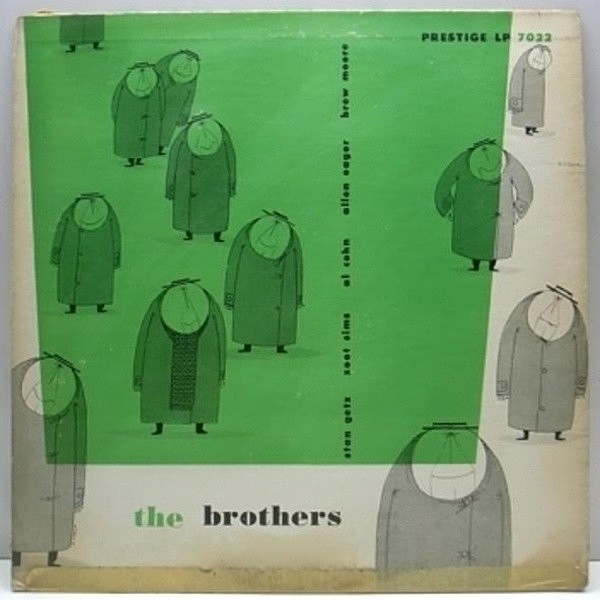 レコードメイン画像：MONO良盤!! 黄ラベ 初期 STAN GETZ & ZOOT SIMS four Brothers
