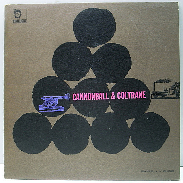 レコードメイン画像：美盤!! MONO 深溝 特殊ジャケット CANNONBALL ADDERLEY & JOHN COLTRANE (Limelight LM 82009) 音質・圧ともに申し分なし