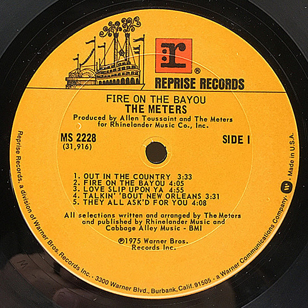 METERS / Fire On The Bayou (LP) / Reprise | WAXPEND RECORDS