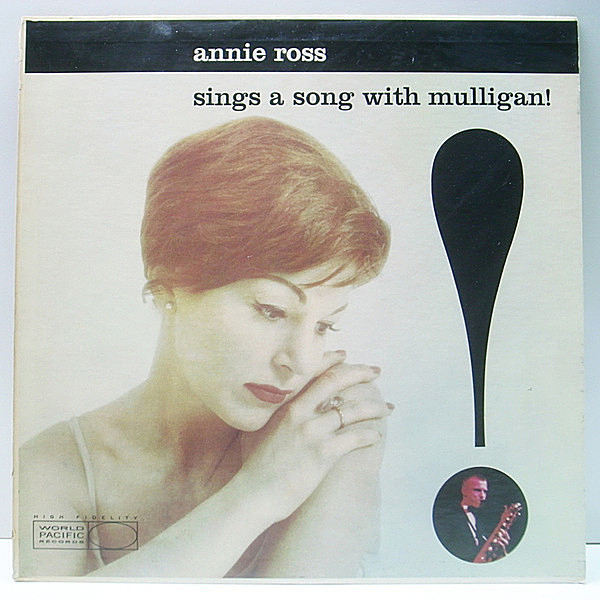 レコードメイン画像：良好盤!! MONO 1st楕円 深溝 USオリジナル ANNIE ROSS Sings A Song With Mulligan! ('59 World Pacific) Chet Baker, Art Farmer ほか