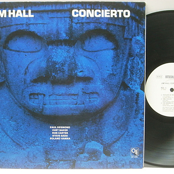 レコードメイン画像：白プロモ [見本・非売品] 国内 King 初版 JIM HALL Concierto ('75 CTI) ジム・ホール／アランフェス協奏曲 レーベル屈指の名盤 LP
