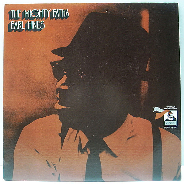 レコードメイン画像：【トリオ演奏＆ソロ・ピアノ】2枚組 美品 USオリジナル EARL HINES The Mighty Fatha ('73 Flying Dutchman) Richard Davis, Elvin Jones