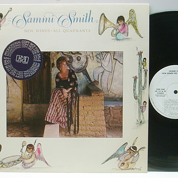 レコードメイン画像：白プロモ USオリジナル SAMMI SMITH New Winds・All Quadrants ('78 Elektra 6E-137) 感情豊かに歌い上げるハートウォーミングな好盤