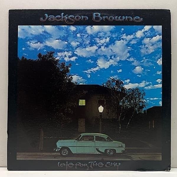 レコードメイン画像：Cut無し!良好! 初版 Wマーク無し 7E規格 USオリジナル JACKSON BROWNE Late For The Sky ('74 Asylum) TML刻印 Terre Hauteプレス