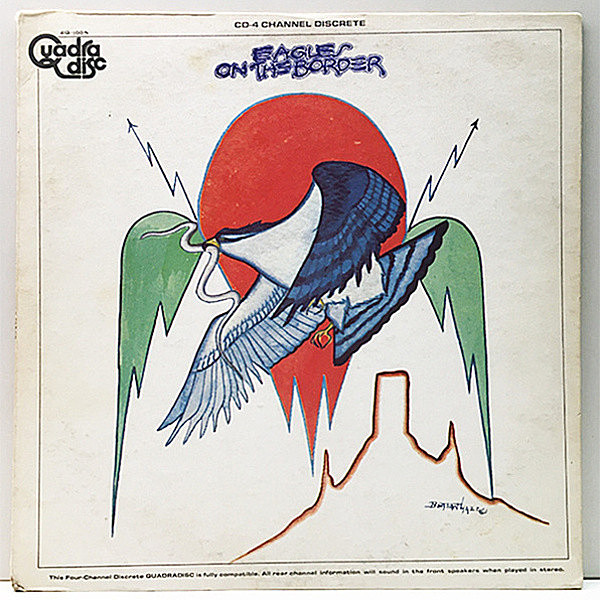 レコードメイン画像：レア【AUDIOPHILE／Quadraphonic 4ch】美盤!! USオリジナル EAGLES On The Border ('74 Asylum) EQ規格 Wマーク無し イーグルス 高音質 Lp