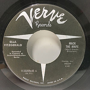 レコード画像：ELLA FITZGERALD / Mack The Knife