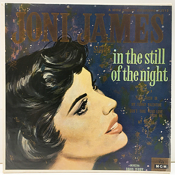 レコードメイン画像：レアな良好品!! EP 7インチ JONI JAMES In The Still Of The Night ('56 MGM X1212) ジョニ・ジェームス 4曲入り シングル 45RPM.