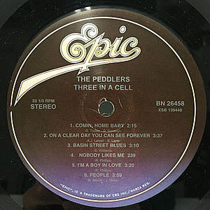 ペトロールズ 7インチ レコード PEDDLERS / Three In A Cell (LP) / Epic | WAXPEND RECORDS