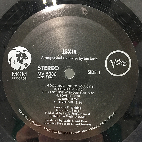 LEXIA / Same (LP) / MGM | WAXPEND RECORDS
