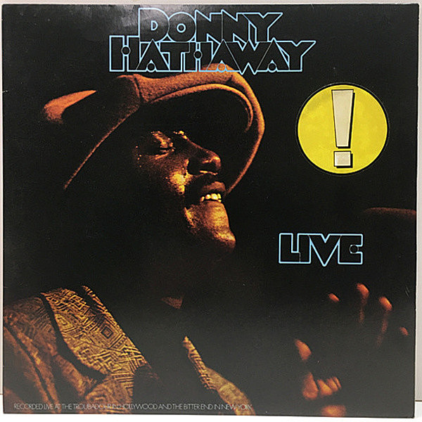 レコードメイン画像：良好品!! Europeプレス DONNY HATHAWAY Live (Atlantic K 40369) ダニー・ハサウェイ／ライヴ Lp ニューソウルを代表する不朽の名作