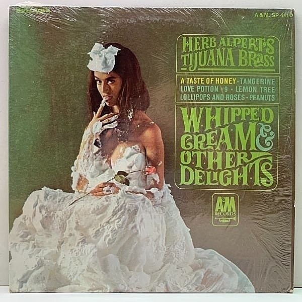 レコードメイン画像：稀少なシュリンク付き!! 初版 R無し USオリジナル HERB ALPERT & Tijuana Brass Whipped Cream ('65 A&M) オールナイトニッポンのテーマ