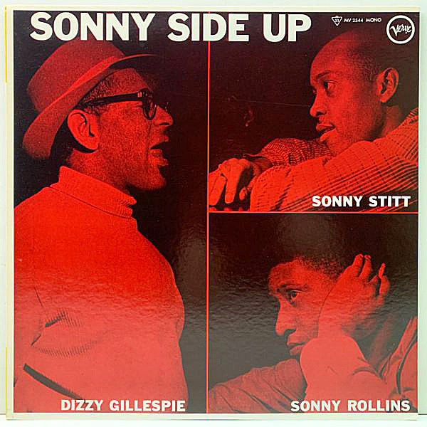 レコードメイン画像：MONO 美品『Sonny Side Up』DIZZY GILLESPIE / SONNY STITT / SONNY ROLLINS (Verve MV 2544) 70's JPNプレス モノラル LP