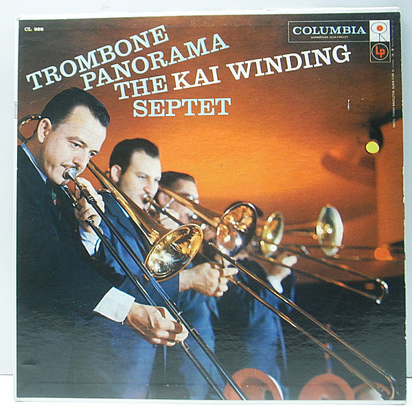 レコードメイン画像：【トークを交えたトロンボーン史をメドレーで実演】MONO 初版 6eye 深溝 USオリジナル KAI WINDING SEPTET Trombone Panorama (Columbia)