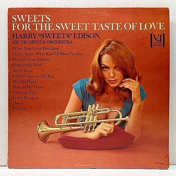 レコードメイン画像：美盤!! MONO USオリジナル HARRY EDISON Sweets For The Sweet Taste Of Love ('64 Vee Jay 1104) ハリー・エディソンの甘いワンホーン