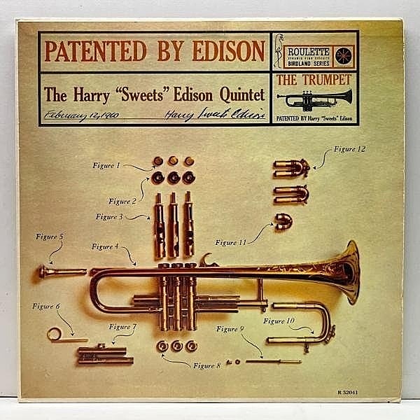 レコードメイン画像：【w/TOMMY FLANAGAN】美盤!! MONO 初版マルチバー 深溝 USオリジナル HARRY EDISON Patented By ('60 Roulette) JIMMY FORREST