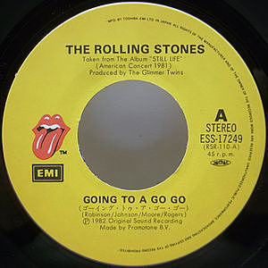 レコード画像：ROLLING STONES / Going To A Go Go (Live)