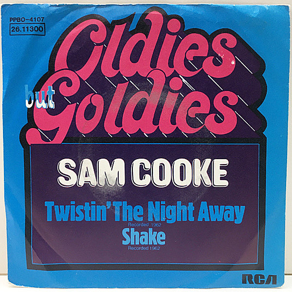 レコードメイン画像：【ご機嫌ツイストのカップリング】極美盤!! 独 7インチ P.S付き SAM COOKE Twistin' The Night Away サム・クック／ツイストで踊りあかそう