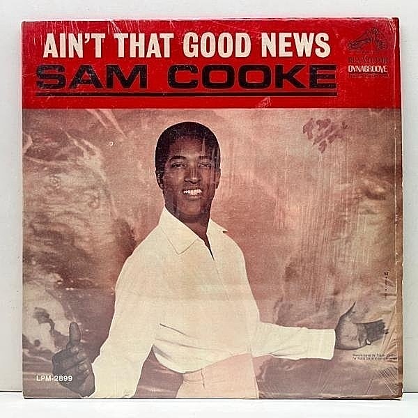 レコードメイン画像：シュリンク良好!! MONO 太字DYNAGROOVE CAオリジナル SAM COOKE Ain't That Good News (LPM 2899) サム・クック 生前最後のアルバム