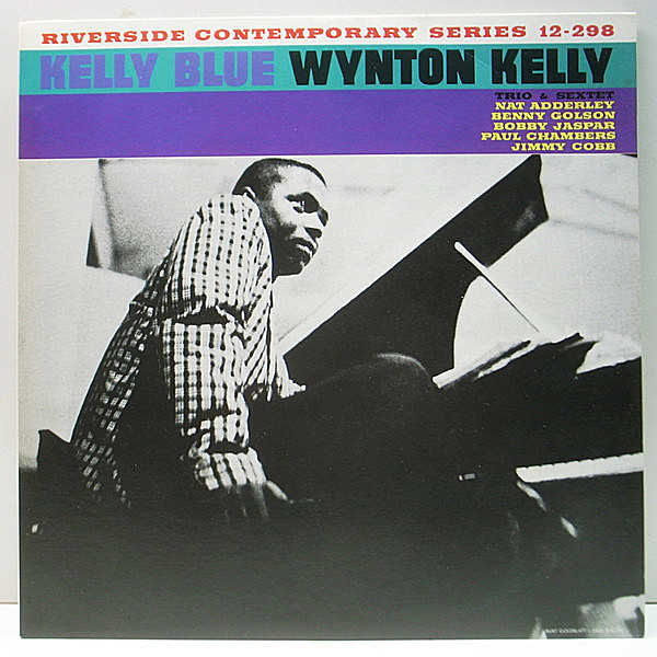 レコードメイン画像：美盤!! WYNTON KELLY Kelly Blue (Riverside RLP 1142／VIJ-108) ウィントン・ケリー／ケリー・ブルー 屈指の人気盤 BENNY GOLSON ほか