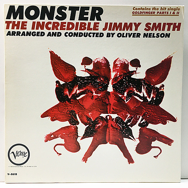レコードメイン画像：美品!! MONO VANGELDER刻印 USオリジナル JIMMY SMITH Monster ('65 Verve) Kenny Burrell, Phil Woods, Jerome Richardson ほか モノラル