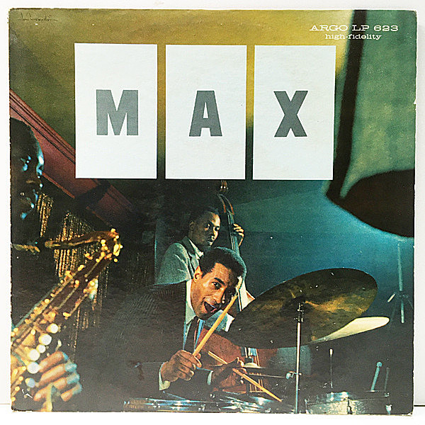 レコードメイン画像：美再生!良盤! MONO 1st 黒ラベル 深溝 オリジナル MAX ROACH QUNTETTE (Argo 623) Kenny Dorham, Hank Mobley, Ramsey Lewis | 渋いQuintet