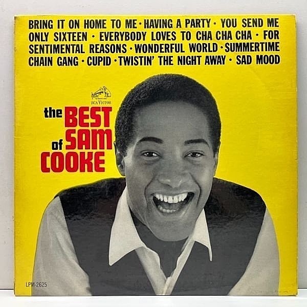 レコードメイン画像：レアな良好品!!【初回HUGO&LUIGI】MONO US 完全オリジナル SAM COOKE The Best Of (RCA LPM 2625) 赤文字 1962年表記 1stジャケット