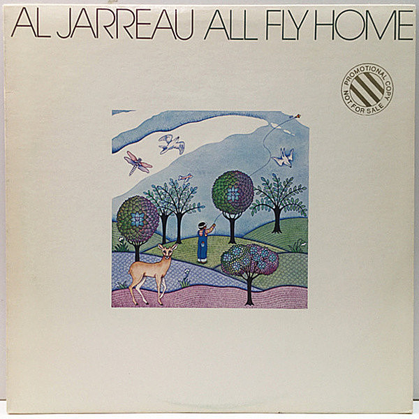 レコードメイン画像：プロモ 美品 初版ボーダー USオリジナル AL JARREAU All Fly Home ('78 Warner) アル・ジャロウ SOUL JAZZ 傑作盤 Wait A Little While