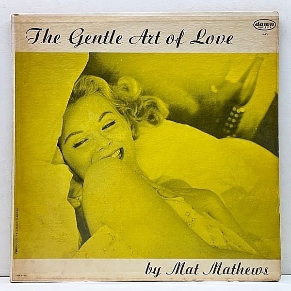 レコードメイン画像：【一流ミュージシャンと紡ぐムーディな逸品】MONO 米オリジナル MAT MATHEWS Gentle Art Of Love ('56 Dawn) 最高の美女ジャケット