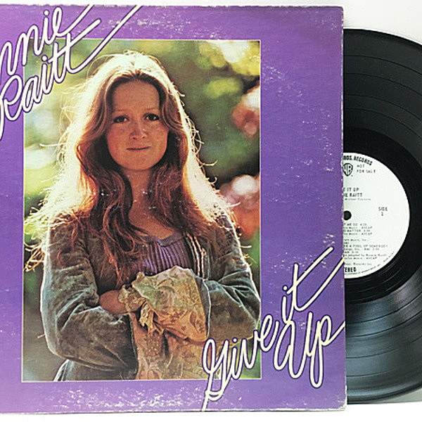 レコードメイン画像：激レア 白プロモ 良好盤!! USオリジナル BONNIE RAITT Give It Up ('72 Warner) White Promo ボニー・レイット 最高傑作 2ndアルバム 名盤