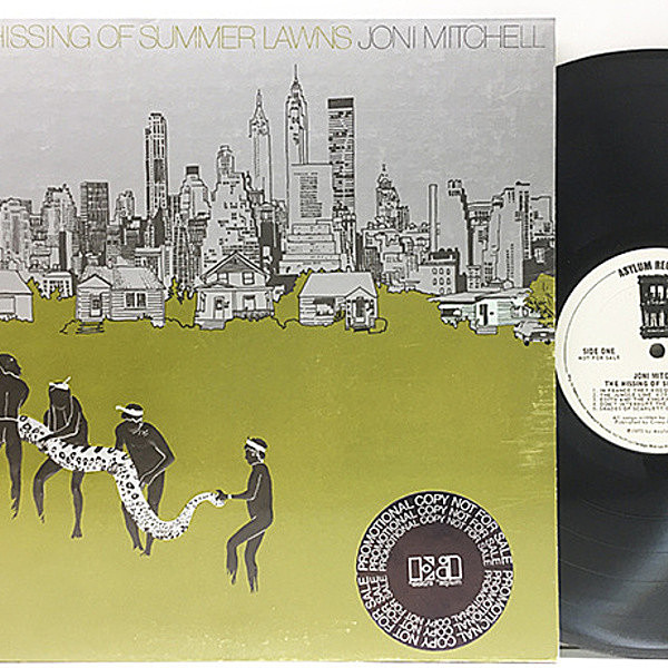 レコードメイン画像：白プロモ 良好品!! 初版 7E規格 USオリジナル JONI MITCHELL The Hissing Of Summer Lawns | LARRY CARLTON, BUD SHANK etc 豪華メンバー