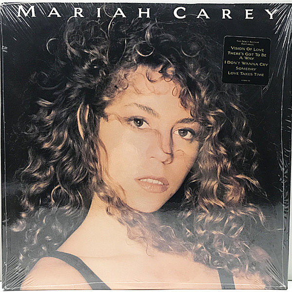 レコードメイン画像：希少 '90年 Lp アナログ 極美品!! USオリジナル MARIAH CAREY Same／1st デビュー作 (C 45202) マライア・キャリー 米盤 シュリンク付き