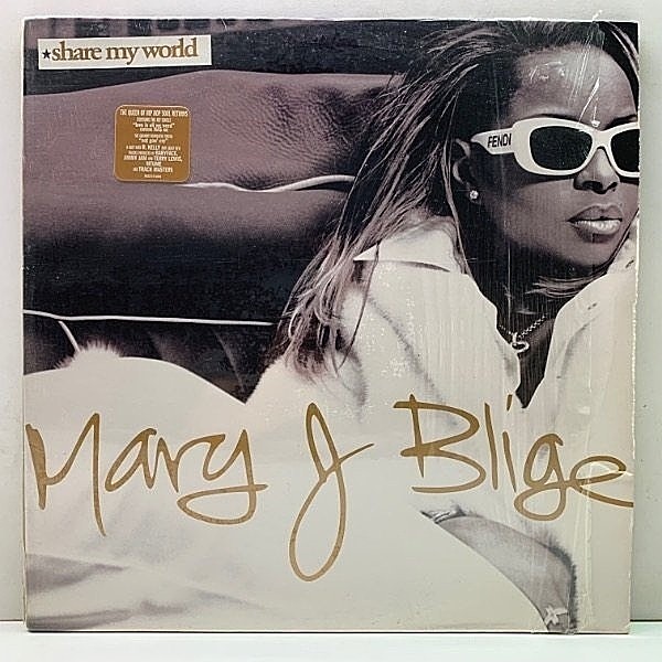 レコードメイン画像：シュリンク付き!! 2LP 米オリジナル MARY J BLIGE Share My World ('97 MCA) RICK JAMES／Moon Child使い サンプリング