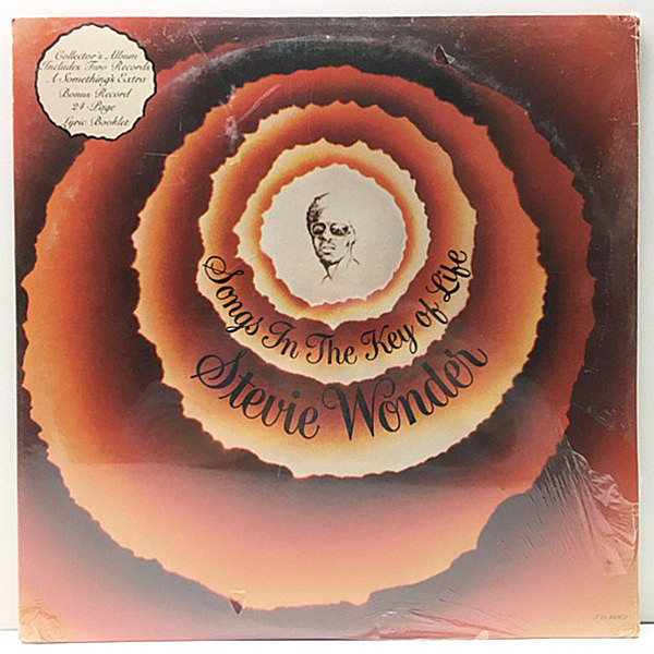 レコードメイン画像：【究極！シールド未開封】USオリジナル 2Lp＋Ep[45's]＋冊子完品 STEVIE WONDER Songs In The Key Of Life ('76 Tamla) ゲートフォルド仕様
