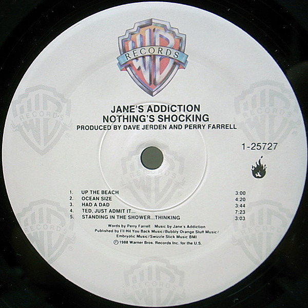 JANE'S ADDICTION / Nothing's Shocking (LP) / Warner Bros