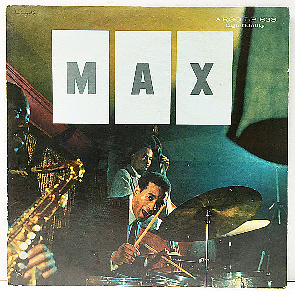 レコードメイン画像：MONO 1st 黒ラベル 深溝 USオリジナル MAX ROACH QUNTETTE (Argo 623) Kenny Dorham, Hank Mobley, Ramsey Lewis | 渋いQuintet