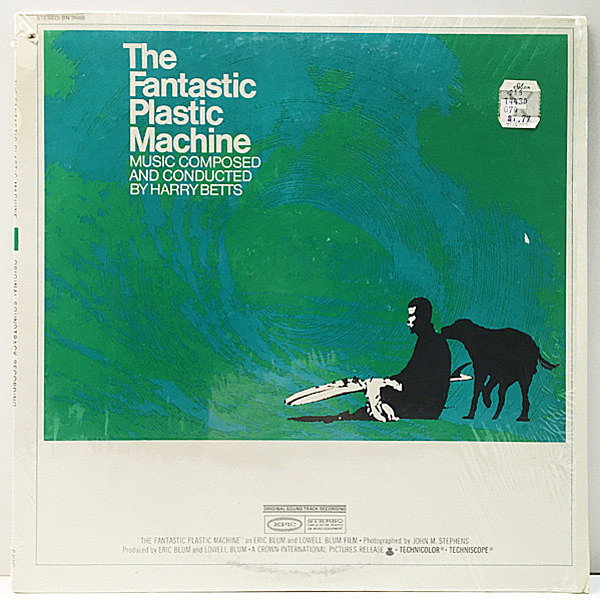レコードメイン画像：激レア・シュリンク美品!! USオリジナル『The Fantastic Plastic Machine』O.S.T / HARRY BETTS ('69 Epic) 良コンディションは入手難!!
