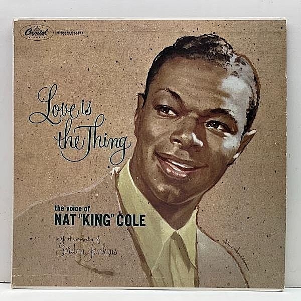 レコードメイン画像：良好!! MONO 初版グレー USオリジナル NAT KING COLE Love Is The Thing ('57 Capitol W 824) ナット・キング・コール 恋こそはすべて