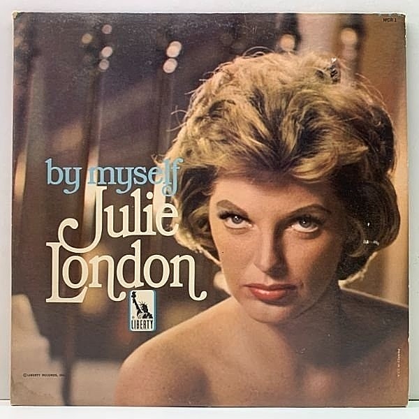 レコードメイン画像：【Record Club Onlyでリリースされた限定盤】MONO USオリジナル JULIE LONDON By Myself ('65 Liberty) 虹ツヤ 米モノラル LP