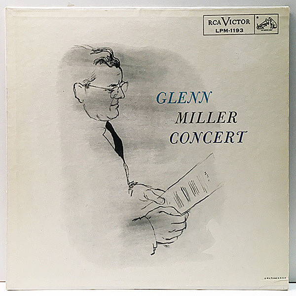 レコードメイン画像：極美盤!! MONO ニッパー犬 銀文字 深溝 USオリジナル GLENN MILLER Concert ('56 RCA LPM 1193) グレン・ミラー Lp モノラル