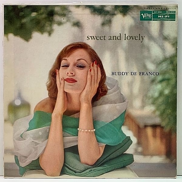 レコードメイン画像：美盤!! MONO 1stトランペッター 深溝 完全オリジナル BUDDY DeFRANCO Sweet And Lovely (Verve MG V-8224) Sonny Clark, Tal Farlow ほか