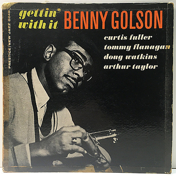 レコードメイン画像：レア!良盤! USオリジナル 1st NJ, Perple MONO 深溝 RVG刻印 BENNY GOLSON Gettin' With It (New Jazz NJLP 8248) Tommy Flanagan ほか